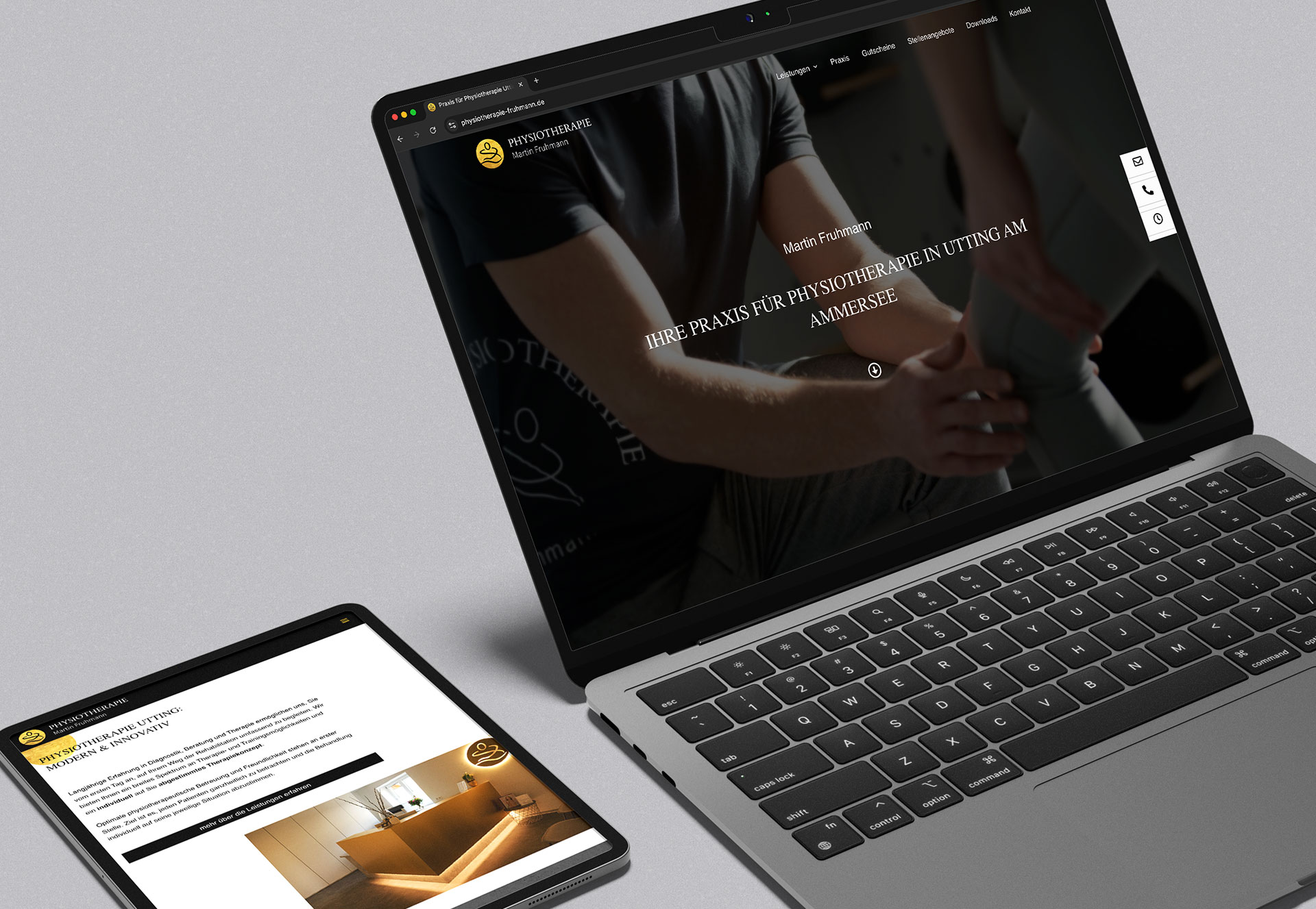 Webdesign Physiotherapie Martin Fruhmann