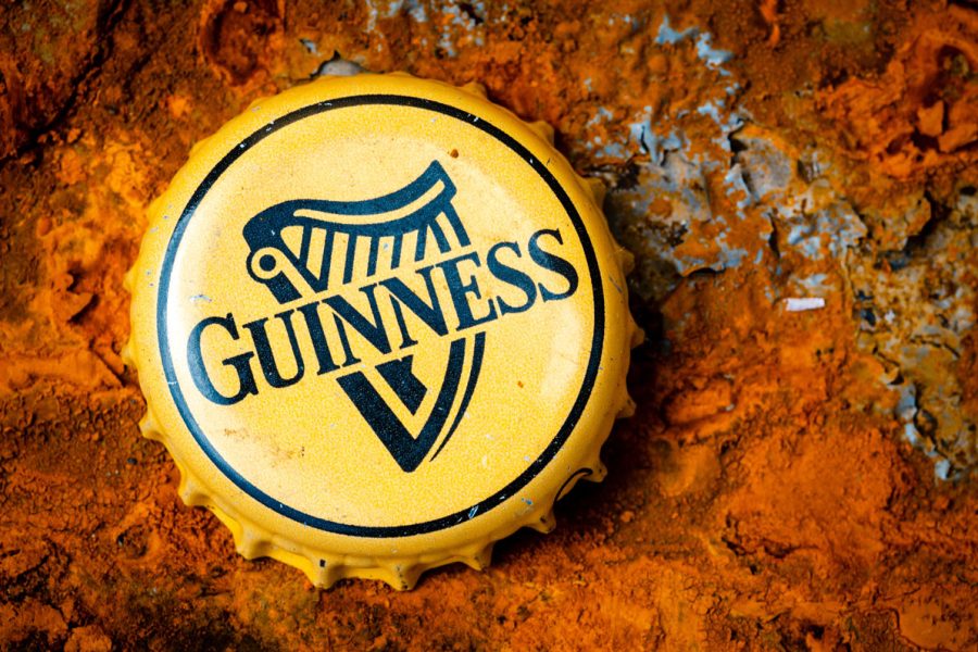 Responsive Guiness Logo auf Deckel
